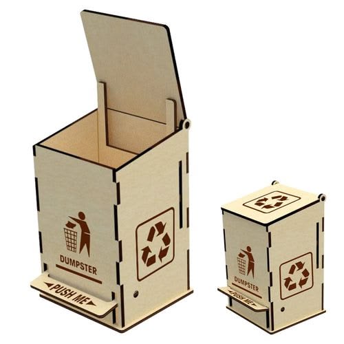 Mini Papelera de Escritorio con Pedal