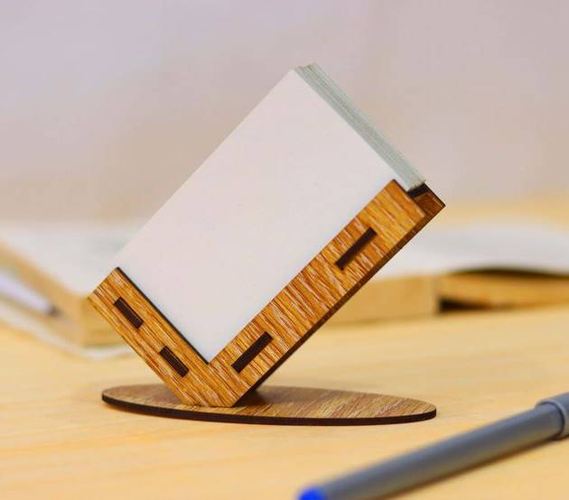 Tarjetero de sobremesa