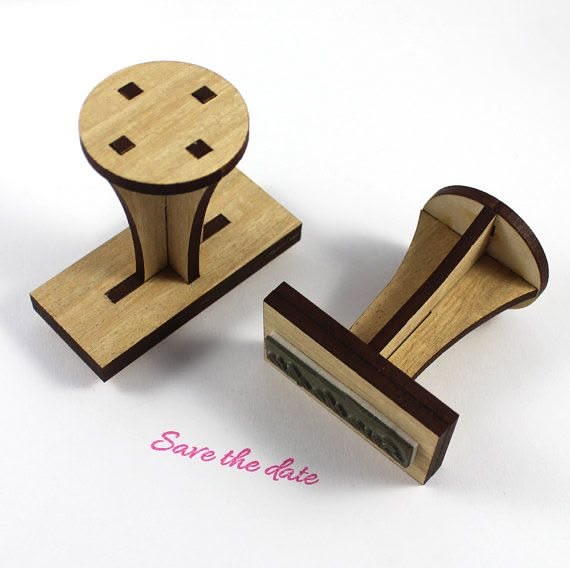 Sello Personalizado de Madera